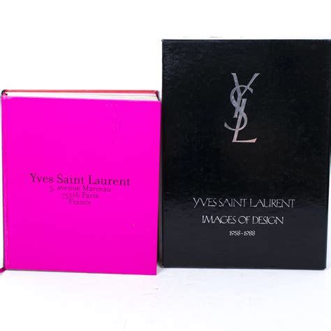 yves saint laurent book ebay|yves saint laurent work.